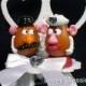 Mr & Mrs Potato Head Wedding cake topper Top 2 Heart