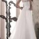 Wonderful White/Ivory Lace Wedding Dress with Train, Lovely Back, Bow Tie Front, Designer Dress, Lace up, Handmade Gown Online EB101