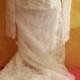 Exotic Embroidered Lace White Pearl Corset Mermaid Lehenga Dress Bridal Wedding Gown Party Costume