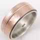 Mens gold wedding ring - 14k gold ring,silver gold ring,yellow gold,rose gold,rustic ring,mens engagement ring,anniversary ring,mens ring