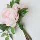 Peony Bridesmaid Bouquet - Bridesmaid Bouquet, Silk Bouquet, Greenery, Eucalyptus, Peony Bouquet, Silk Bouquet, Peony, Flower Arrangement,