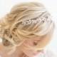 Wedding Headpiece,  Bridal Headpiece, Bridal Hair Accessory, Silver Tiara