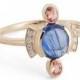 MOCIUN Sapphire & Diamond Cabochon Ring