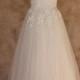 Style BA14 – Illusion Neckline Plus Size Wedding Gown