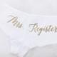 customized last name Bridal underwear/ lingerie//Bridal shower gift//Lingerie shower gift