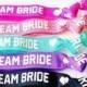 Team Bride Hair Ties, Bridal Shower, Bachelorette Party , Wedding Day Survival, Thank You, Bridesmaid Gift, MOH, Party Favor, Hangover Kit