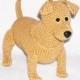Yellow Labrador Retriever Crochet Dog, Amigurumi Labrador, Stuffed Labrador, Stuffed Labrador, stuffed pet, gift for kids
