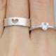 Heart Couples Ring, Couple Ring Set, His and Her Promise Rings, Promise Rings, Couples Ring, Gift For Girlfriend, For Couples, Gifts For Him