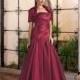 La Perle 40017A - Burgundy Evening Dresses
