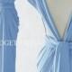 2017 NEW STYLE Cornflower Blue Convertible Dress, Maxi Convertible Bridesmaid Dress, Multiway Prom Dress, Summer Dresses, Multi Wear Dresses
