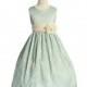 Light Tiffany Blue Cord Embroidered Taffeta Dress Style: D2930 - Charming Wedding Party Dresses