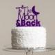 To The Moon and Back Wedding Love Cake Topper
