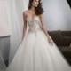 Elegant Tulle Sweetheart Neckline Natural Waistline Ball Gown Wedding Dress With Embroidery - overpinks.com