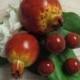 Rockabilly pomegranates hair Cluster Clip - Carmen Miranda Style - Burlesque - retro -