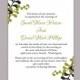 DIY Wedding Invitation Template Editable Word File Instant Download Printable Invitation Leaf Invitation Black Invitation Green Invitation