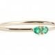 WWAKE Double Emerald Ring (Nordstrom Exclusive)