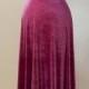 Bridesmaid dress, prom dress, infinity dress, mauve velvet dress, ball gown, long dress, evening dress, convertible dress, party dress