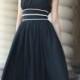 Formal Floor Length Black Chiffon Dress.Sleeveless Occasion Maxi Dress.Long Formal Black Dress