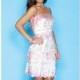 Off White/Pink Spaghetti Strap Dress by Lara Designs - Color Your Classy Wardrobe