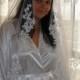 Lace veil, Bridal veil, traditional veil, romantic veil