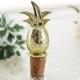 Gold Pineapple Bottle Stopper Corks Wine Stoppers Favors / Gift