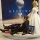 Sale Gamer Addict Funny Wedding Cake Topper Bride and Groom Video Game Junkie Dest Play 4