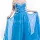 Flowing Floor Length Sweetheart Natural Waist Chiffon Lace up Back A line Prom Dress - Compelling Wedding Dresses