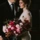 Moody Indoor Fall Wedding Shoot In Rich Colors - Weddingomania