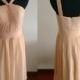 Junior Bridesmaid Dress, Knee Length Pearl Pink Cheap Chiffon Bridesmaid Dress