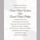 DIY Wedding Invitation Template Editable Word File Instant Download Printable Silver Invitation Rose Invitation Gray Wedding Invitation