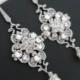 Bridal Earrings Vintage, Wedding Earrings Chandelier, Pearl Dangle Earrings, Wedding Jewelry for Brides, Sterling Silver, Swarovski Pearl