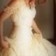 Romantic Victorian Lace Wedding Dress with Corset - Bohemian Victorian Rustic Weddings