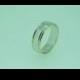 Handmade 9ct Yellow and White Gold Dress or Wedding Ring 100% Solid Gold