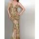 Jovani Long Illusion Embellished Prom Dress 158428 - Brand Prom Dresses