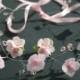 Pink Wedding flower crown, Bridal flower crown, Wedding crown, Bridal crown, Pink crown, Wedding tiara, Flower crown, Hydrangea jewelry