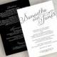 Simple wedding invitations, online invitations, elegant wedding invitation, invite, personalised wedding invites, invitation card, Jane