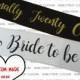 High Quality Custom Sash - Bachelorette - Hen's Night - Birthday - Twenty First - Bridesmaid - Bride To Be - Bride Tribe - Plus Size