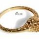 14k gold ring without gemstone, Ring setting Vintage gold Engagement ring, 18k gold ring setting, antique engagement ring, promise ring