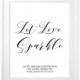 Let love Sparkle Sign-Printable Sparkle Send Off Wedding Sign-Rustic Calligraphy Personalized Sparkle Send Off Sign-Sparkles DIY Sign-