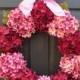 Valentine Wreath, Red & Pink Hydrangea Wreath for Valentines Day Front Door Decoration, Valentine Front Door Wreath, Valentine Door Hanger