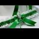 Irish claddaugh Emerald Irish Wedding garters Toss Garter