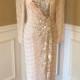 Pink beaded dress/ Oleg Cassini/ Blacktie collection/ size8/10 / formal dress / prom dress/ backless / pink and silver dress/ formal wear/
