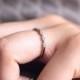 2.0mm Art Deco Wedding Band Ring-0.27 ct.tw Pave Brilliant Cut Diamond Simulants-Half Around Stones Eternity Ring-Sterling Silver [6053-H]