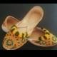 Fancy Khusa Indian/Pakistani Bridal Sandal Hand Made Ethnic Khussa Juti Size 8.5 Khusa Leather Khusa Wedding Shoe Sandal