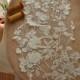 Beautiful 3D venice lace applique for bridal gown, wedding dress straps