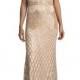 Olympia Sleeveless Beaded Gown, Champagne