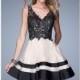 Embroidered Mini Dress by La Femme 21305 - Bonny Evening Dresses Online 
