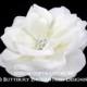 Bridal Hair Accessories, Wedding Flower Hair Clip, Floral Headpiece - Starfire Ivory Natalia Rose Bridal Hair Flower