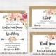 Floral Boho Tribal Wedding Invitation Suite, Printable Boho Wedding Invite, Floral Wedding Invite, Peonies Wedding Invite, Download, 109-W