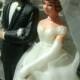 Charming 50s vintage bride and groom caketopper in VGVC